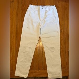 NWT Kohl's White Mom Jeans